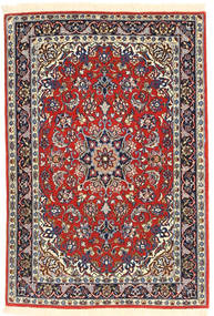 絨毯 ペルシャ イスファハン 絹の縦糸 70X100 (ウール, ペルシャ/イラン)