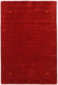 120X180 Loribaf Loom Fine Zeta Matta - Röd Modern Röd (Ull, Indien)