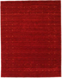 Loribaf Loom Fine Delta 190X240 Rød Enkeltfarvet Uldtæppe