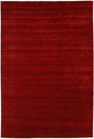 190X290 Loribaf Loom Fine Giota Tæppe - Rød Moderne Rød (Uld, Indien)