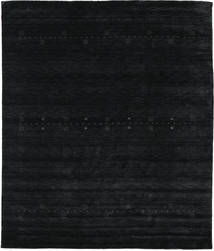 240X290 Tapis Loribaf Loom Fine Eta - Noir/Gris Moderne Noir/Gris (Laine, Inde)