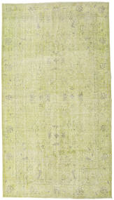  Colored Vintage Rug 148X262 Wool Light Green/Green Small Carpetvista