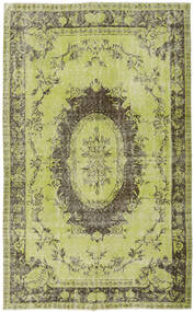  169X275 Colored Vintage Teppich Grün/Hellgrün Türkei Carpetvista