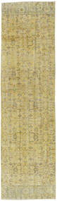 85X313 Colored Vintage Rug Modern Runner
 Yellow (Wool, Turkey) Carpetvista