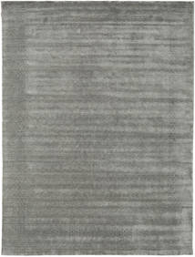 Loribaf Loom Fine Beta 290X390 Large Grey Plain (Single Colored) Wool Rug