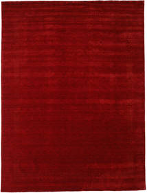  290X390 Monocromatico Largo Loribaf Loom Fine Beta Tappeto - Rosso Lana