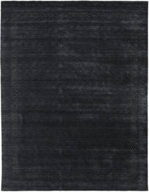 Loribaf Loom Fine Beta 290X390 Nagy Fekete/Szürke Egyszínű Gyapjúszőnyeg