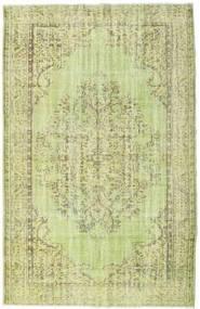 絨毯 カラード ヴィンテージ 187X295 グリーン/グリーン (ウール, トルコ)