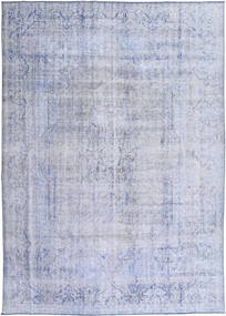 265X377 Colored Vintage Teppich Moderner Hellblau/Blau Großer (Wolle, Persien/Iran) Carpetvista