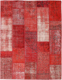 202X260 Patchwork Rug Modern Red (Wool, Turkey) Carpetvista
