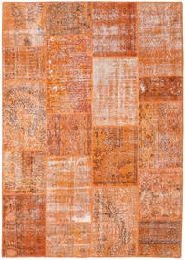  パッチワーク 絨毯 161X227 ウール オレンジ/ベージュ Carpetvista