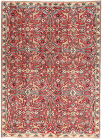  Orientalischer Sarough Patina Teppich 182X252 Wolle, Persien/Iran Carpetvista