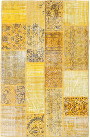 Tapete Patchwork 131X202 Laranja/Amarelo (Lã, Turquia)