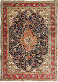 Täbriz Patina Teppich 245X348 Braun/Beige Wolle, Persien/Iran Carpetvista