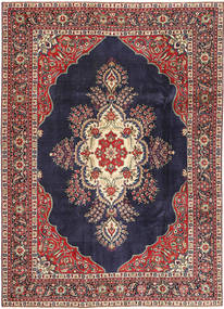  Tabriz Patina Rug 240X338 Persian Wool Red/Dark Purple Large Carpetvista