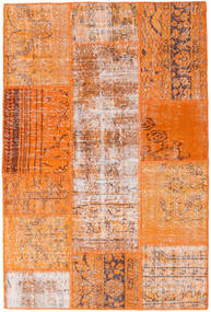 絨毯 パッチワーク 121X182 オレンジ/ベージュ (ウール, トルコ)