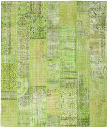  Patchwork Teppe 254X302 Grønn/Lys Grønn Carpetvista