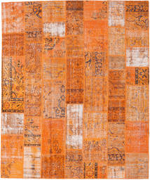 252X303 Tapis Patchwork Moderne Orange/Beige Grand (Laine, Turquie) Carpetvista