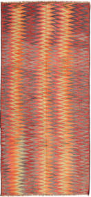 Kilim Fars Rug 145X337 Runner
 Red/Orange Wool, Persia/Iran Carpetvista