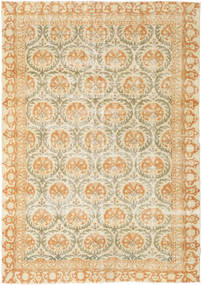 207X289 Colored Vintage Rug Modern Beige/Yellow (Wool, Turkey) Carpetvista