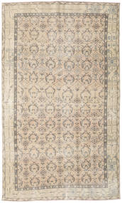 161X275 Colored Vintage Teppich Moderner Beige/Hellgrau (Wolle, Türkei) Carpetvista