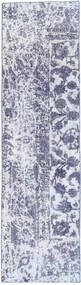 絨毯 カラード ヴィンテージ 75X280 廊下 カーペット ライトブルー/ブルー (ウール, ペルシャ/イラン)