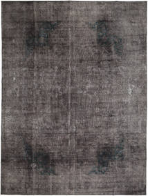  Colored Vintage Rug 291X388 Vintage Persian Wool Dark Grey/Grey Large Carpetvista