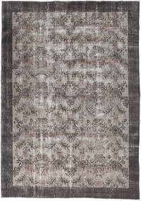  195X280 Colored Vintage Teppich Grau/Dunkelgrau Türkei Carpetvista