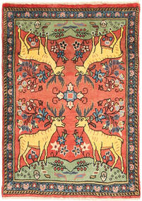Tapete Oriental Bijar 60X88 (Lã, Pérsia/Irão)