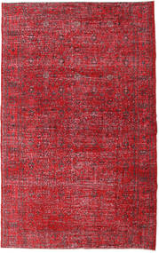 Colored Vintage Rug 168X267 Red Wool, Turkey Carpetvista