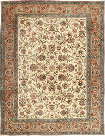 絨毯 オリエンタル タブリーズ パティナ 302X390 ベージュ/茶色 大きな (ウール, ペルシャ/イラン)