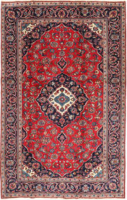  Kashan Patina 188X295 Perzsa Gyapjúszőnyeg Piros/Sötét Rózsaszín Carpetvista