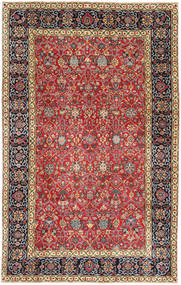 198X323 Alfombra Oriental Mashad Patina Rojo/Beige (Lana, Persia/Irán) Carpetvista