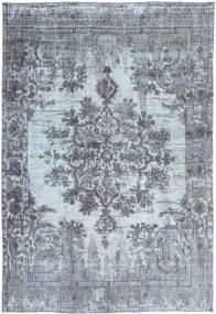  Perzisch Colored Vintage Vloerkleed 237X345 Grijs/Lichtblauw Carpetvista