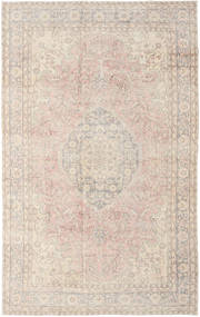 Colored Vintage Teppich 193X312 Beige/Hellgrau Wolle, Türkei Carpetvista