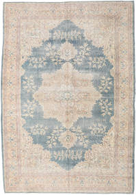 Colored Vintage Teppich 224X328 Beige/Grau Wolle, Türkei Carpetvista