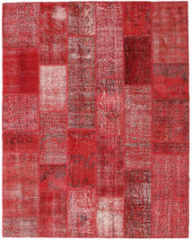 203X260 Patchwork Rug Modern Red (Wool, Turkey) Carpetvista