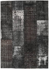 絨毯 パッチワーク 161X230 ダークグレー/グレー (ウール, トルコ)