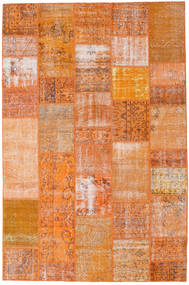  199X303 Patchwork Teppich Orange/Beige Türkei Carpetvista