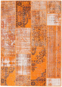  パッチワーク 絨毯 161X226 ウール オレンジ/ベージュ Carpetvista