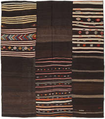 191X218 Kilim Patchwork Rug Modern (Wool, Turkey) Carpetvista