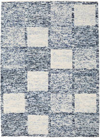 240X340 Box Drop Rug - Blue/Off White Modern Blue/Off White (Wool, India)