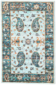 Vega Sari Silk 120X180 小 ライトブルー シルクカーペット 絨毯