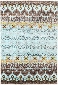  シルクカーペット 160X230 Quito ライトブルー 絨毯