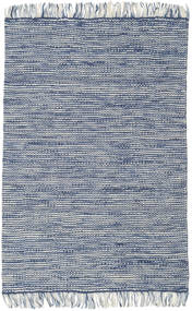  120X180 単色 小 Vilma 絨毯 - ブルー ウール