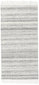 Diamond Wool 70X140 Small Grey Plain (Single Colored) Wool Rug