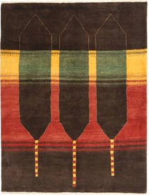 Gabbeh Persia Rug 150X197 Brown/Red Wool, Persia/Iran Carpetvista