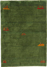絨毯 ギャッベ ペルシャ 165X232 グリーン/ダークグリーン (ウール, ペルシャ/イラン)