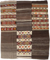 Kilim Patchwork Rug 216X259 Wool, Turkey Carpetvista