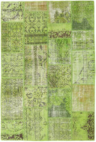 161X238 Alfombra Patchwork Moderna Verde (Lana, Turquía) Carpetvista